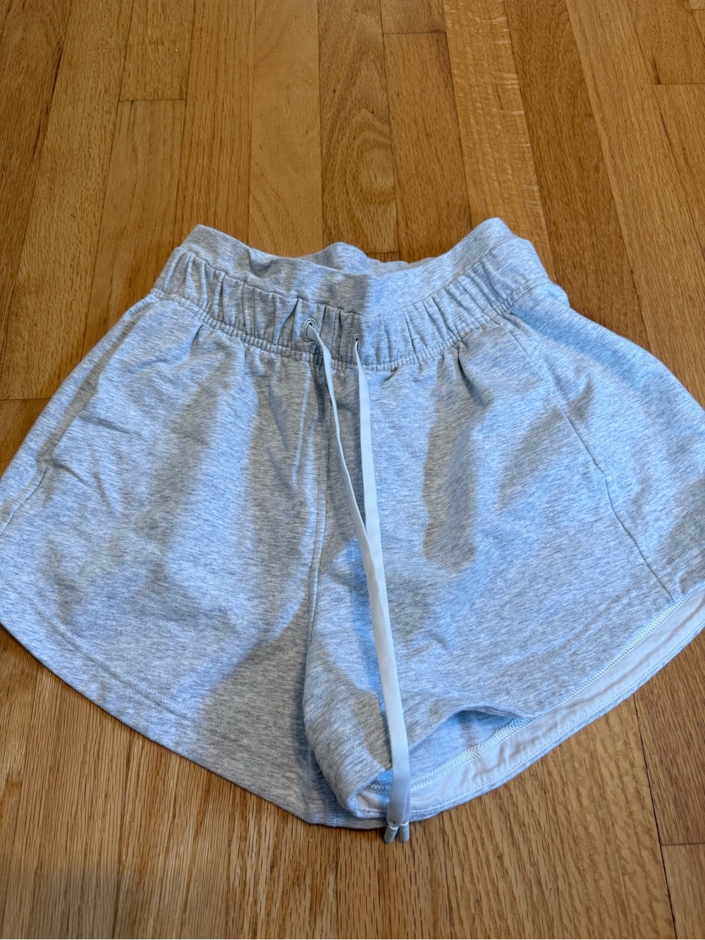 grey lululemon shorts